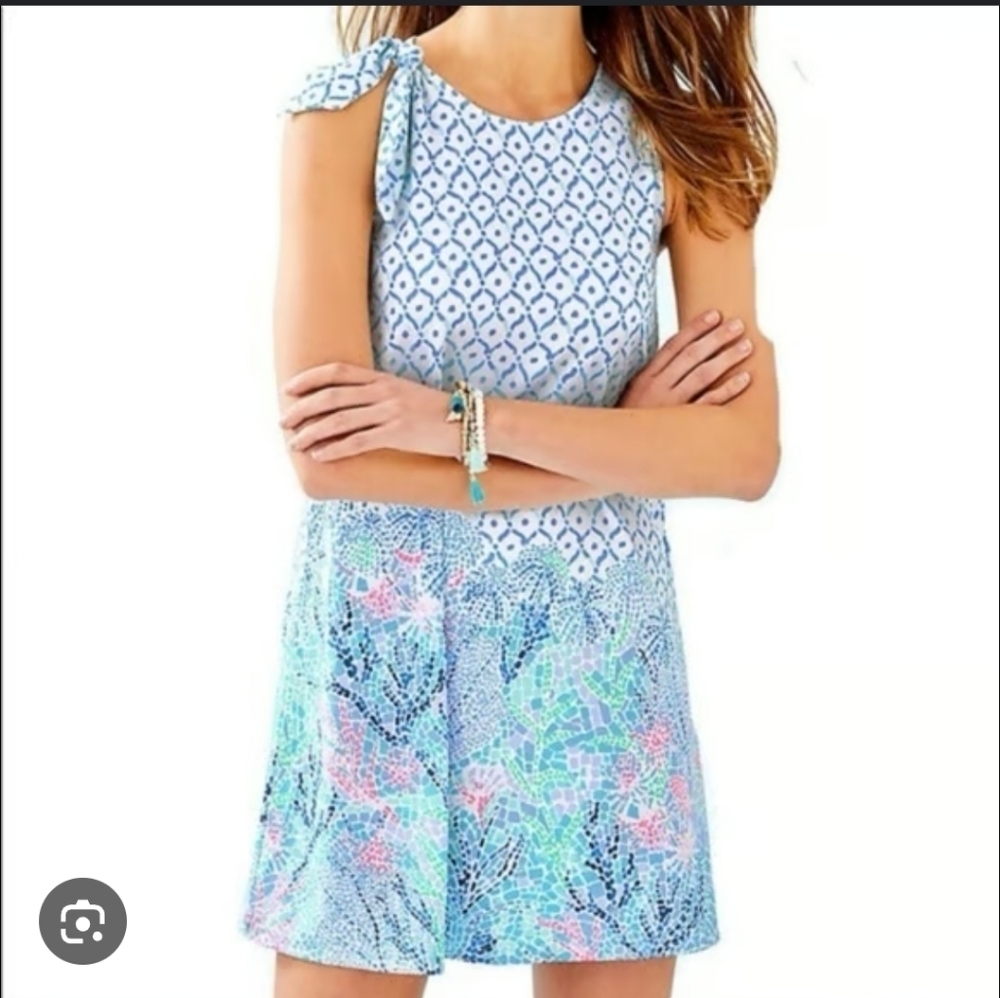 Lilly Pulitzer Luella Sea La Vie Pima Cotton Coastal Resort Midi Dress, Medium